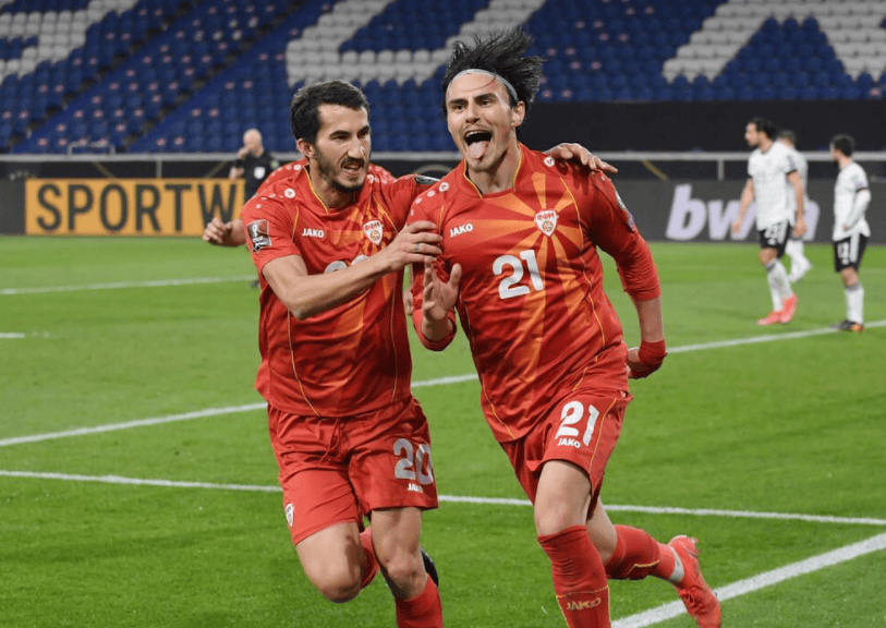 北马其顿队成功突围,晋级八强 北马其顿队成功突围,晋级八强