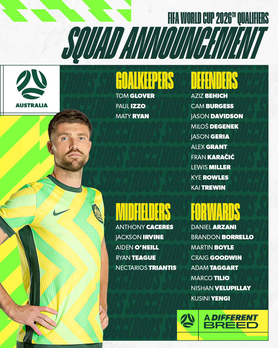 开云平台-澳大利亚球员风采赢得亚洲锦标赛冠军